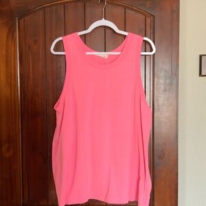Sleeveless Pink Tank Top - Women's Casual Shell